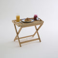 Multifunctionele tafel van bamboe, inklapbaar, kleur naturelbruin