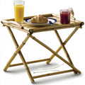 Multifunctionele tafel van bamboe, inklapbaar, kleur naturelbruin